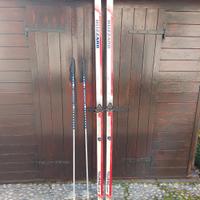 sci da fondo BLIZZARD con attacchi e racchette 