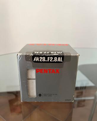 Pentax FA 28mm F2.8 AL