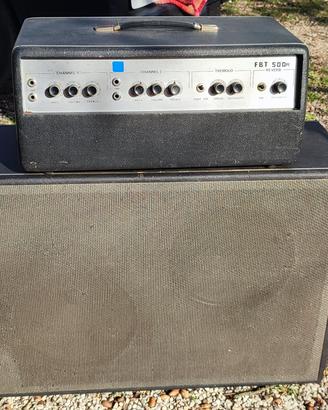 Amplificatore FBT 500R Riverbero Tremolo Valvolare