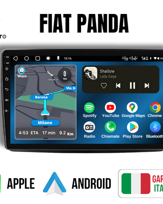 Fiat PANDA KIT COMPLETO 9 pol. Autoradio android