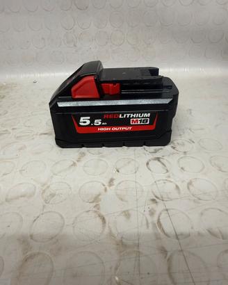 Batteria Milwaukee m18 da 5.5 ah high output NUOVA