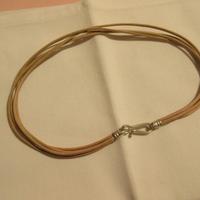 Girocollo cordone e argento 800