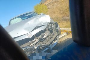 BMW 318D touring del 2014 incidentata