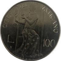 100 Lire  Vaticano Giovanni Paolo II 1979