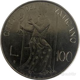 100 Lire  Vaticano Giovanni Paolo II 1979