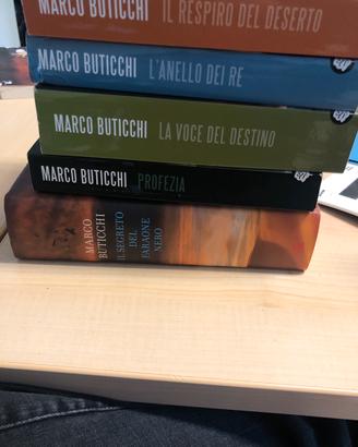 Libri di Marco Buticchi lotto di 5 libri