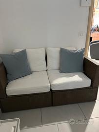 Divano da esterno ed interno