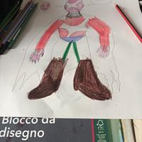 Disegno personaggio originale cattivo