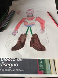 Disegno personaggio originale cattivo