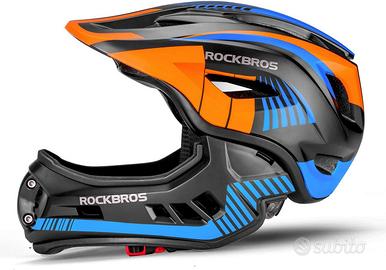 ROCKBROS Casco Bici Bambino Integrale, Caschetto B