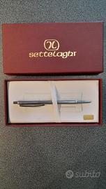 penna a sfera SETTELAGHI in argento