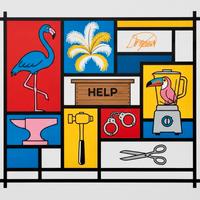 Quadro Moderno Astratto - 60x40