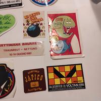 Lotto 3 Adesivi Vintage Anni 80