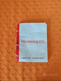 Libretto originale Velomosquito fine anni 70