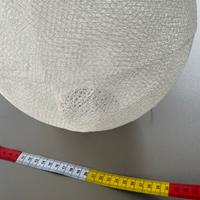 Set di 3 Sfere Decorative Bianche in Filo