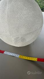 Set di 3 Sfere Decorative Bianche in Filo