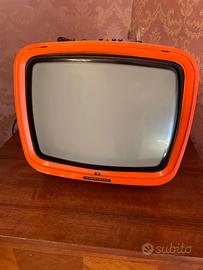 Televisore Vintage MAGNADYNE Arancione Anni '70