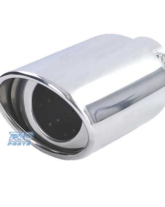 TERMINALE SCARICO UNIVERSALE IN ACCIAIO INOX OVALE
