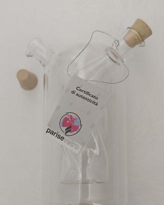 Ampolla doppio vetro per olio e aceto