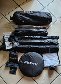 Set fotografico + accessori flash (anche singoli)