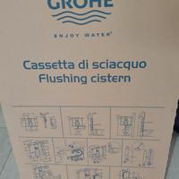 Cassetta di scarico Grohe più pulsantiera cromata