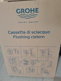 Cassetta di scarico Grohe più pulsantiera cromata