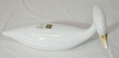 Licio Zanetti Murano – Scultura Cigno Vetro
