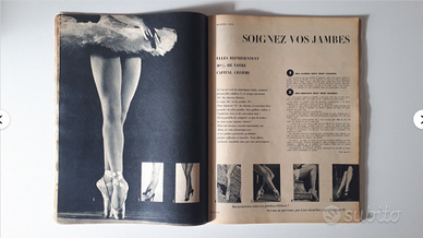 rivista vintage MARIE CLAIRE moda aprile 1956 n 18