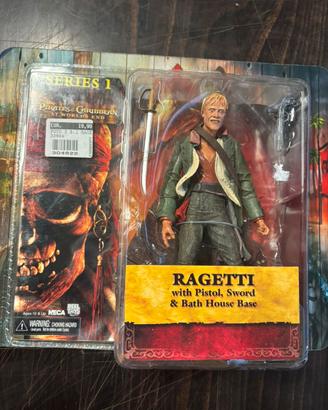 Action figure Pirati dei Caraibi Ragetti Serie 1