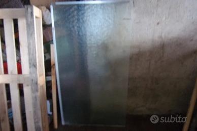 Pannello vetro temperato satinato opaco per doccia