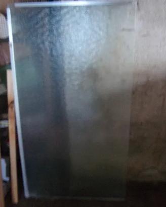 Pannello vetro temperato satinato opaco per doccia