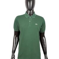 Lacoste Polo Cotone Verde Manica Corta Taglia L