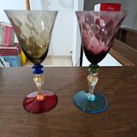 Nason & Moretti Murano, calici, coppe, vaso, coppa