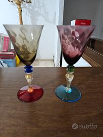 Nason & Moretti Murano, calici, coppe, vaso, coppa