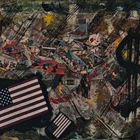 quadro pop art tecnica mista 