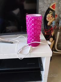 Lampada Rosa Ikea Vanadin in Vetro