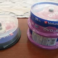 59 dvd+r verbatim con custodie rigide e foderine