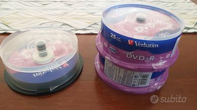 59 dvd+r verbatim con custodie rigide e foderine