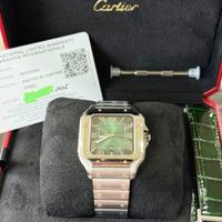 CARTIER SANTOS VERDE XL REF WSSA0062 NUOVO