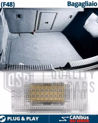 Luce LED Bagagliaio per BMW X1 F48 LUCE BIANCA