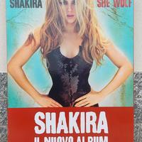 Cartonato shakira album she wolf cartone musica ok