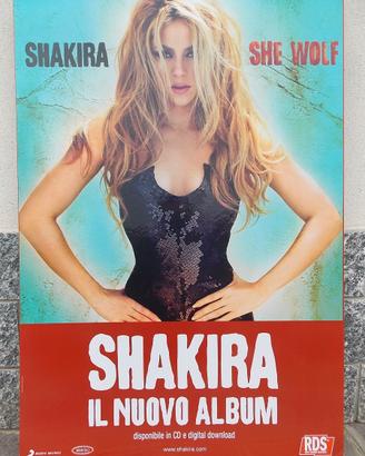 Cartonato shakira album she wolf cartone musica ok