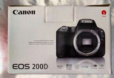 NUOVO Canon EOS 200D - DSLR Fotocamera Compatta