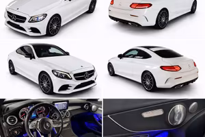 Mercedes 300 d coupe amg line