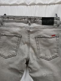 pantaloni jeans Liu Jo  da uomo colore grigio chia