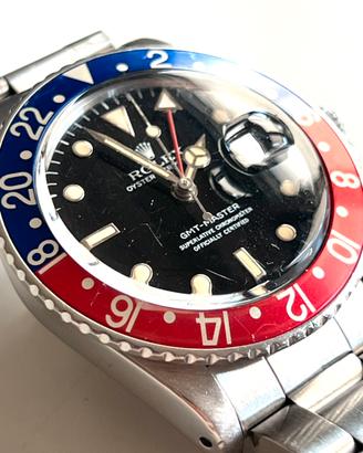 Rolex gmt master pepsi 16750 del 1984