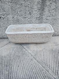 FIORIERA DA ESTERNO IN CEMENTO E GRANIGLIA