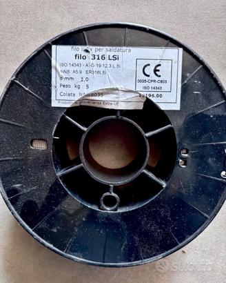 Filo inox 316 per saldatrice