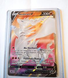 carta pokemon reshiram full art mint