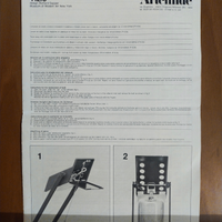 Manuale istruzioni lampada Tizio Artemide